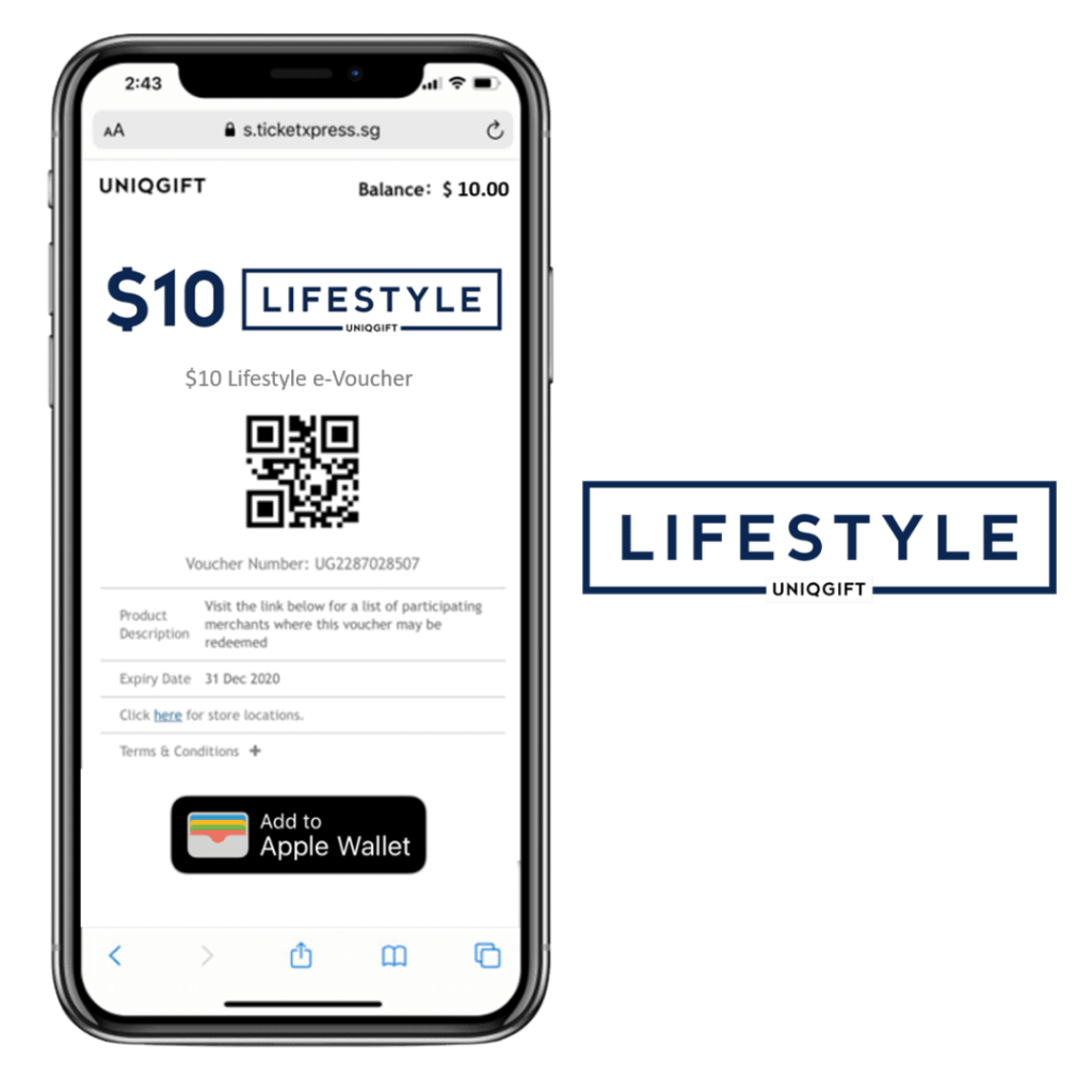 E vouchers Singapore
